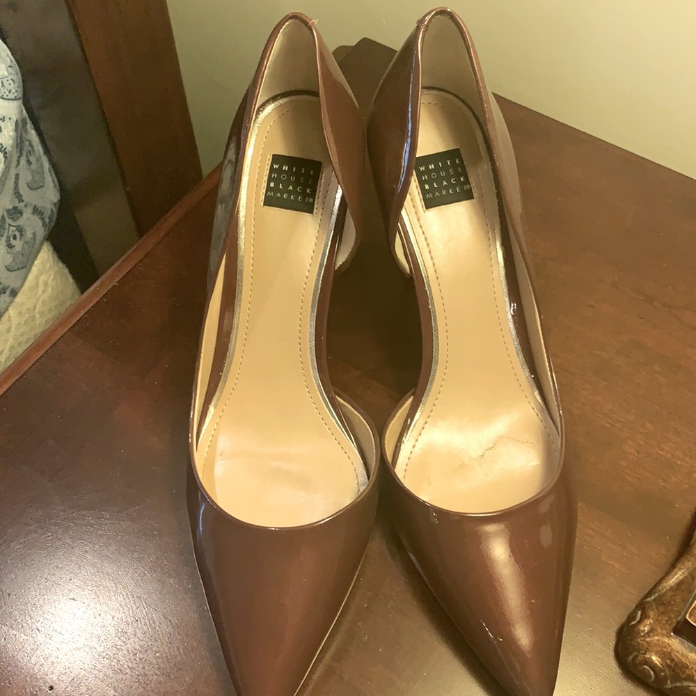 WHBM maroon heels